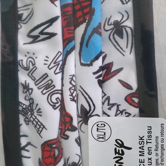 Disney Store Spider-Man Fabric Face Mask - Picture 2 of 4